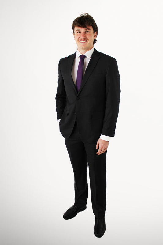 2BY2 BLACK FLEX STRETCH (Two-Pant Suit)