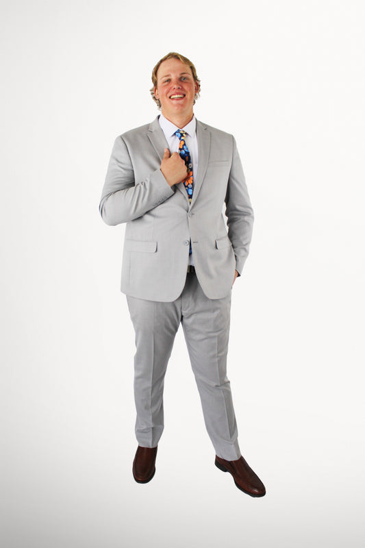2BY2 SILVER FLEX STRETCH (Two-Pant Suit)