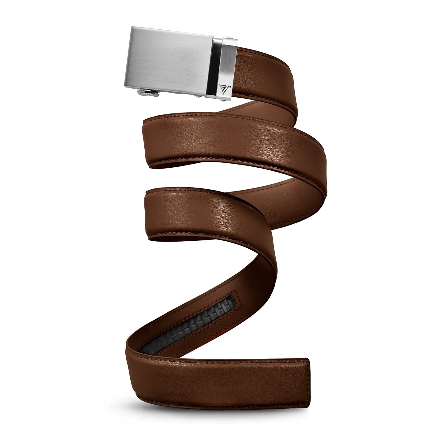 Steel Buckle Mission Belt - Mocha