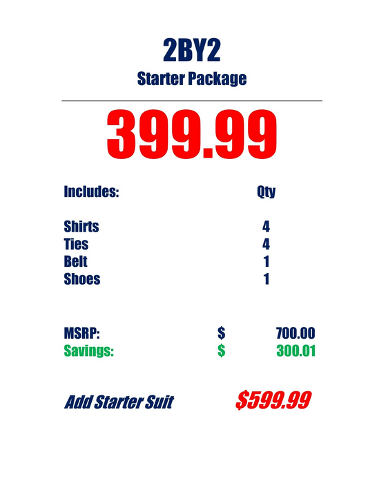 Starter Package $399.99