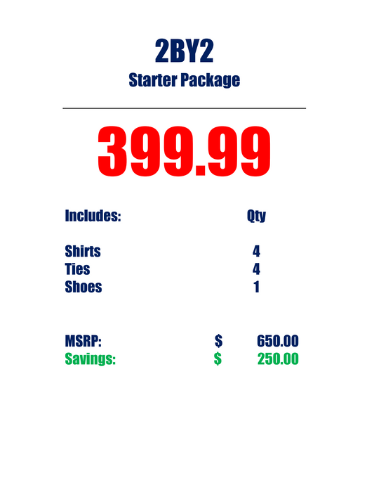 Starter Package $399.99