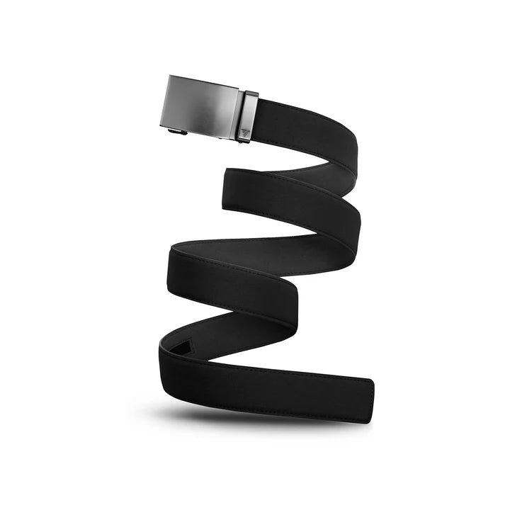 Gunmetal Buckle Mission Belt - Black