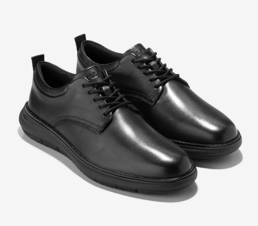 2BY2 Modern Black Plain Toe