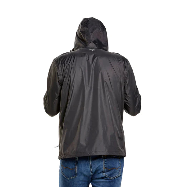 Grey Pack-It-Pocket Rain Jacket